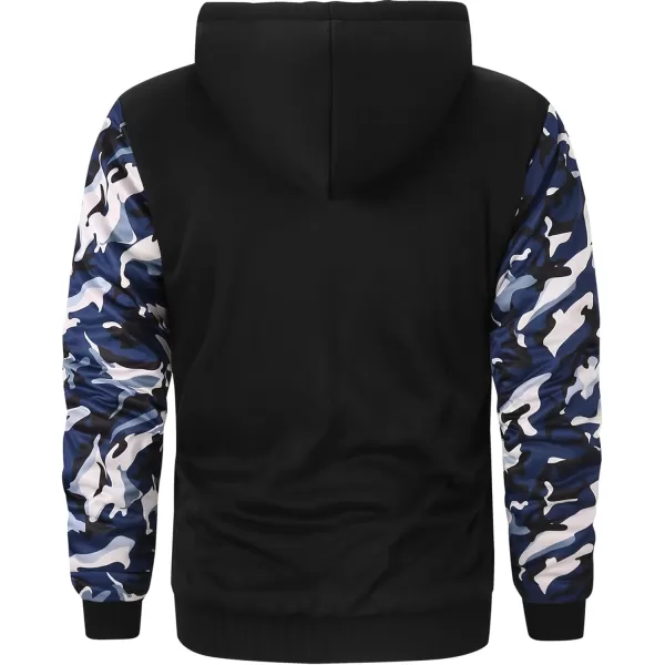 GEEK LIGHTING Hoodies for Men Heavyweight Fleece Sweatshirt - Full Zip Up Thick Sherpa Lined