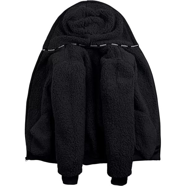 GEEK LIGHTING Hoodies for Men Heavyweight Fleece Sweatshirt - Full Zip Up Thick Sherpa Lined
