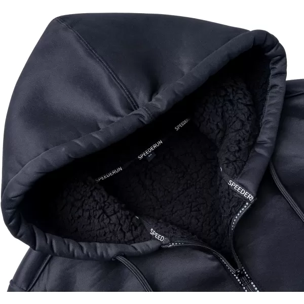 GEEK LIGHTING Hoodies for Men Heavyweight Fleece Sweatshirt - Full Zip Up Thick Sherpa Lined