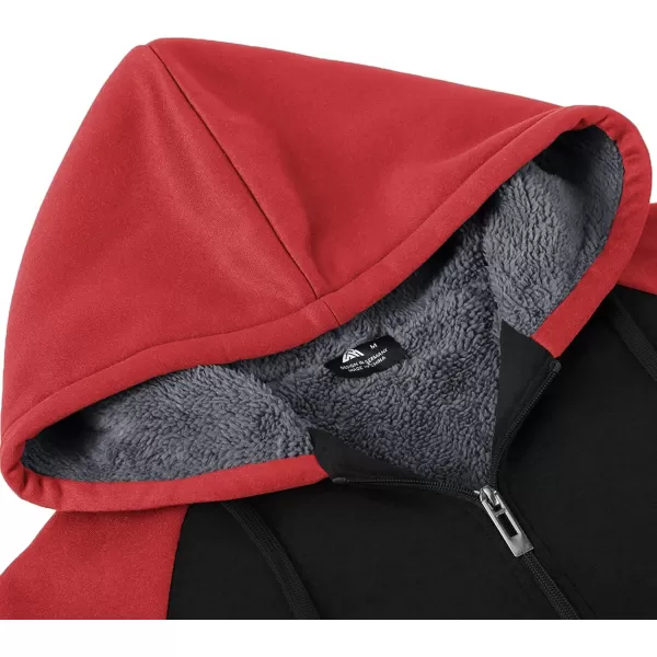 GEEK LIGHTING Hoodies for Men Heavyweight Fleece Sweatshirt - Full Zip Up Thick Sherpa Lined