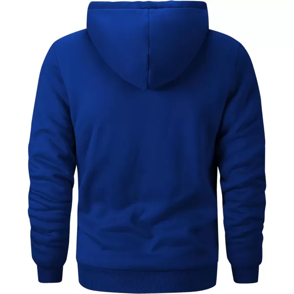GEEK LIGHTING Hoodies for Men Heavyweight Fleece Sweatshirt - Full Zip Up Thick Sherpa Lined