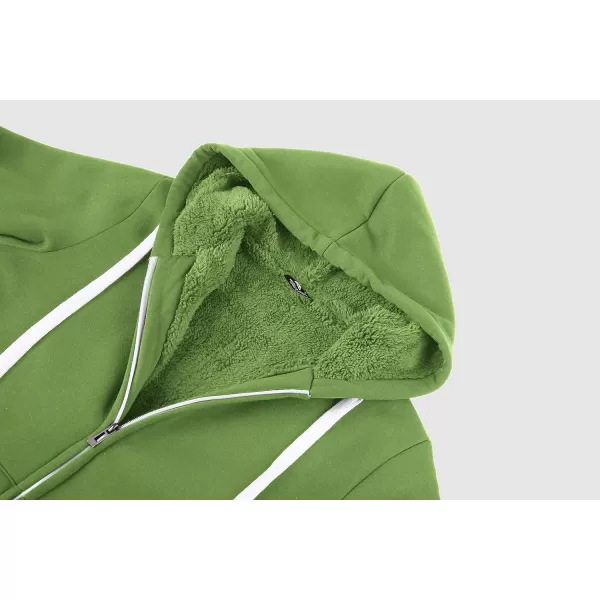 GEEK LIGHTING Hoodies for Women Sherpa Lined Winter Fleece Sweatshirt - Full Zip Up Thick