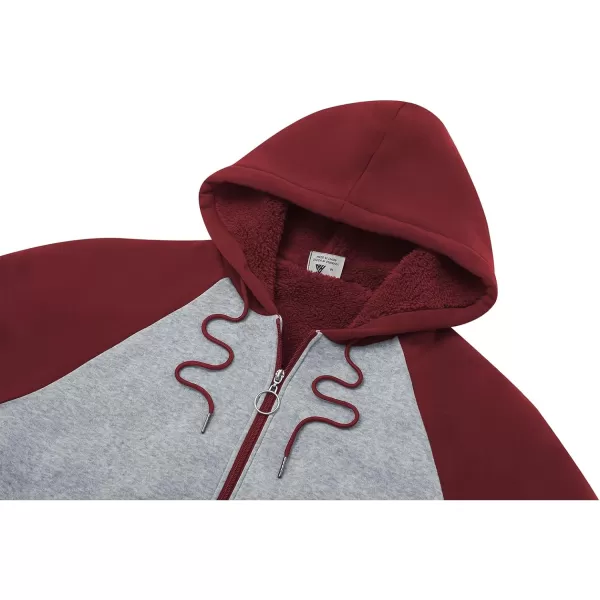 GEEK LIGHTING Hoodies for Women Sherpa Lined Winter Fleece Sweatshirt - Full Zip Up Thick