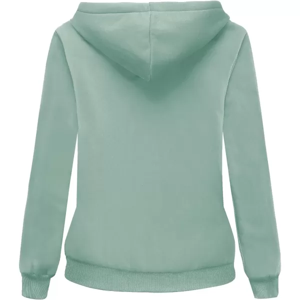 GEEK LIGHTING Hoodies for Women Sherpa Lined Winter Fleece Sweatshirt - Full Zip Up Thick)