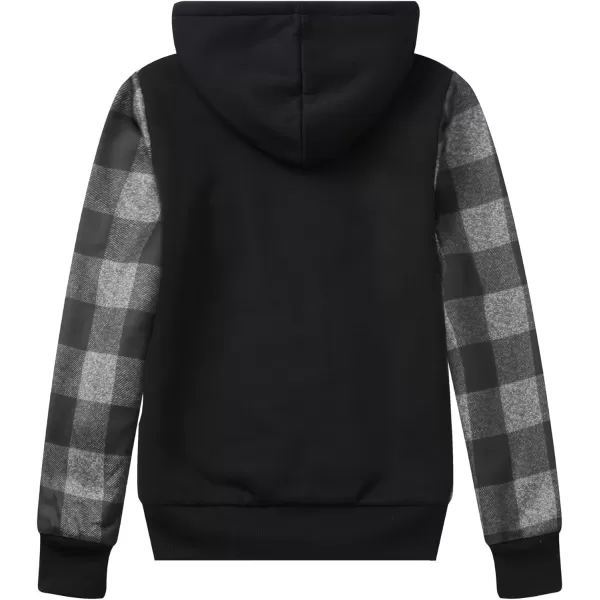 GEEK LIGHTING Hoodies for Women Sherpa Lined Winter Fleece Sweatshirt - Full Zip Up Thick