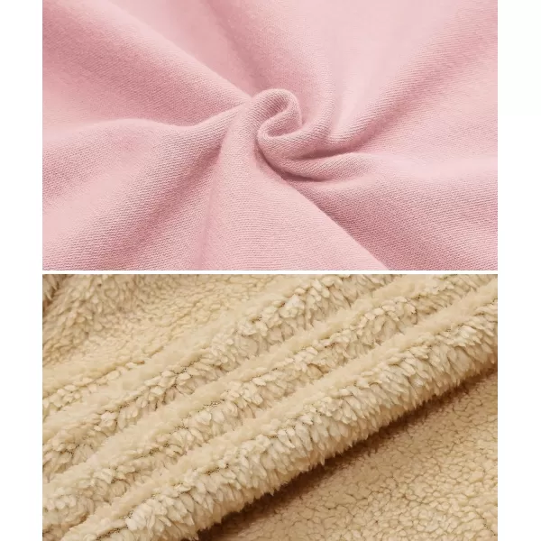 GEEK LIGHTING Hoodies for Women Sherpa Lined Winter Fleece Sweatshirt - Full Zip Up Thick)