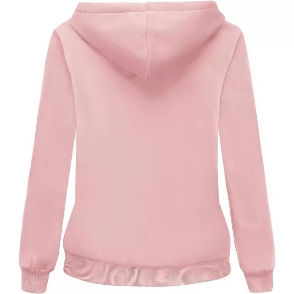 GEEK LIGHTING Hoodies for Women Sherpa Lined Winter Fleece Sweatshirt - Full Zip Up Thick)