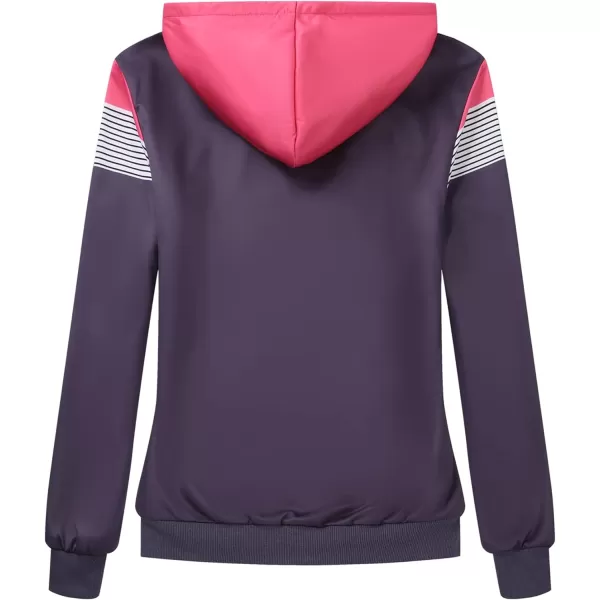 GEEK LIGHTING Hoodies for Women Sherpa Lined Winter Fleece Sweatshirt - Full Zip Up Thick
