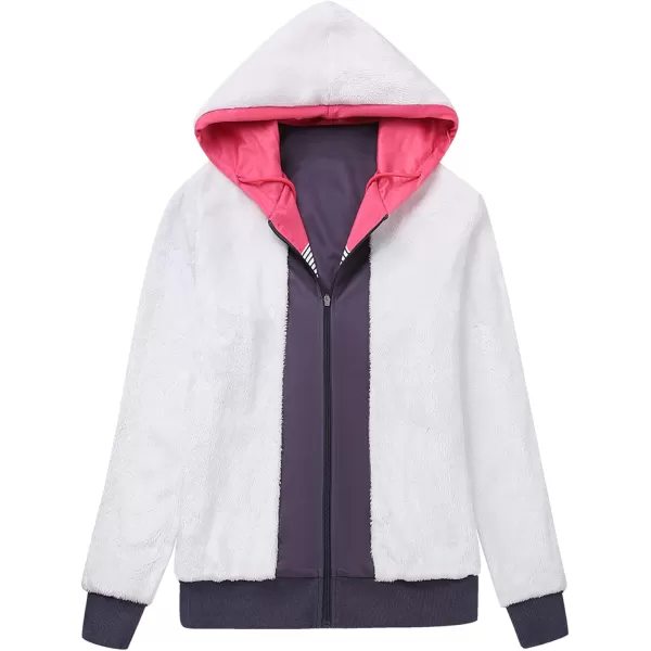 GEEK LIGHTING Hoodies for Women Sherpa Lined Winter Fleece Sweatshirt - Full Zip Up Thick