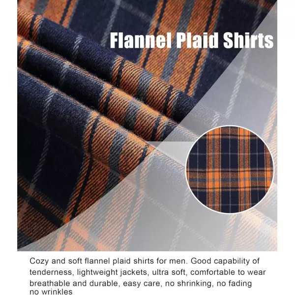 GEEK LIGHTING Men's Flannel Shirt Plaid Hoodie Long Sleeve Fall Casual Button Down Shirts Jacket