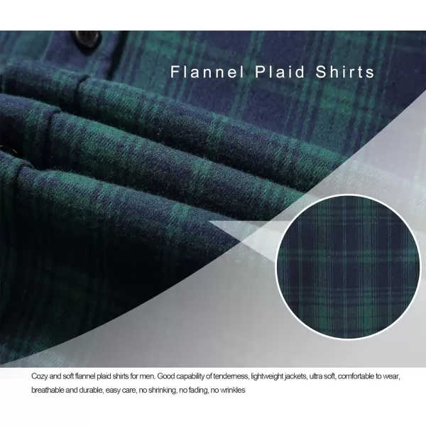GEEK LIGHTING Men's Flannel Shirt Plaid Hoodie Long Sleeve Fall Casual Button Down Shirts Jacket