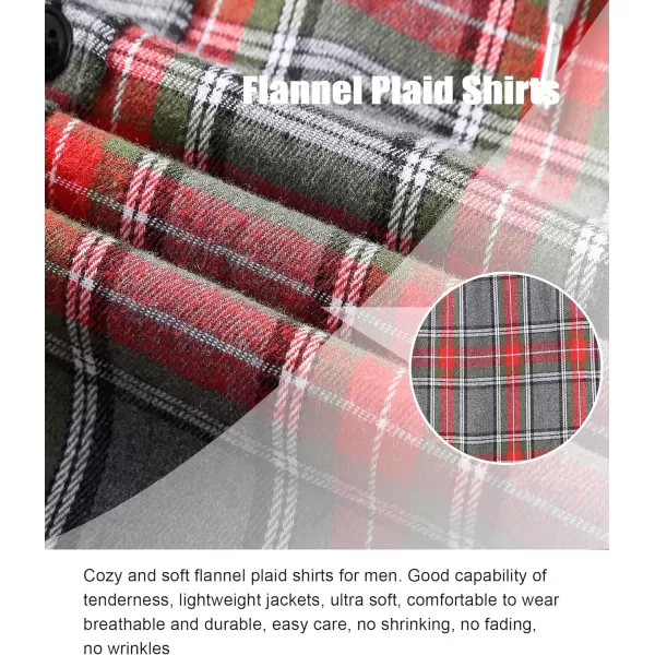 GEEK LIGHTING Men's Flannel Shirt Plaid Hoodie Long Sleeve Fall Casual Button Down Shirts Jacket