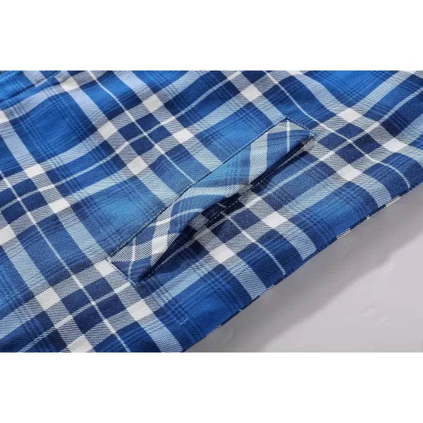 GEEK LIGHTING Men's Flannel Shirts Jacket Sherpa Lined Fleece Plaid Hoodie Long Sleeve Winter Warm Coat
