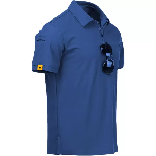 GEEK LIGHTING Mens Polo Shirt Sport Casual Short Sleeve Golf Tennis T-Shirt