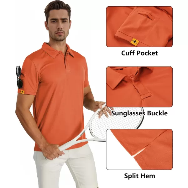 GEEK LIGHTING Mens Polo Shirt Sport Casual Short Sleeve Golf Tennis T-Shirt