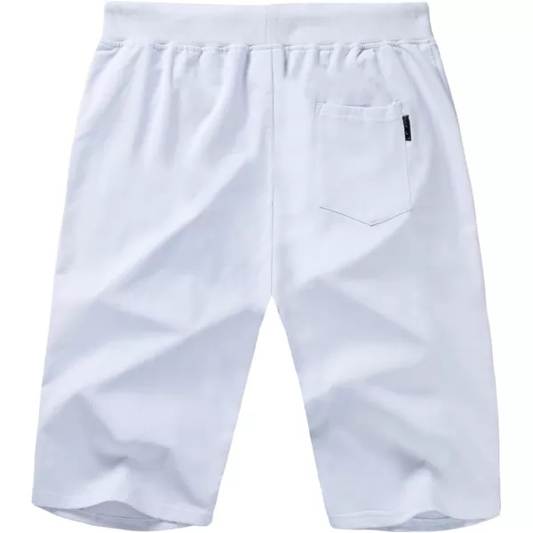 GEEK LIGHTING Mens Shorts Casual Comfortable Workout Shorts Drawstring Zipper Pockets Elastic Waist