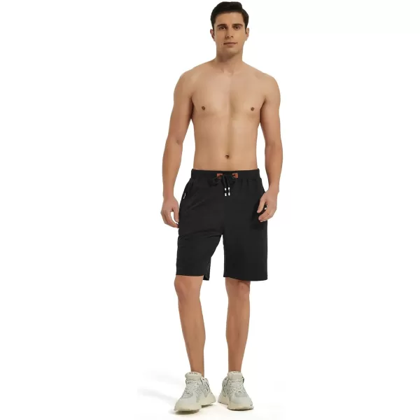 GEEK LIGHTING Mens Shorts Casual Comfortable Workout Shorts Drawstring Zipper Pockets Elastic Waist
