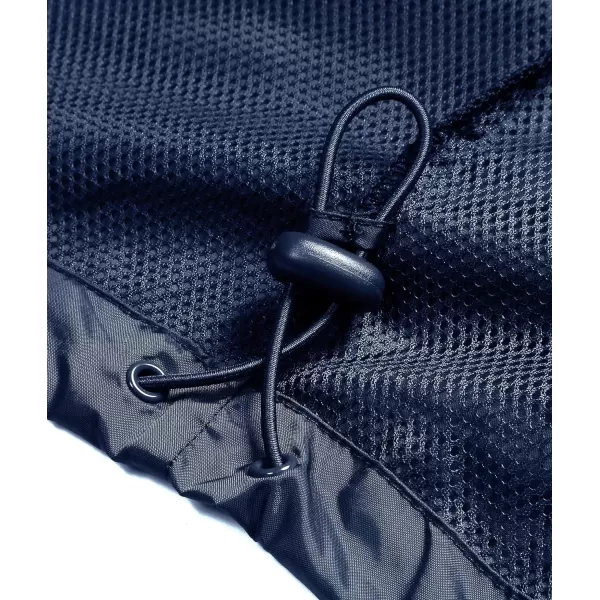 GEEK LIGHTING Men's Waterproof Hooded Rain Jacket, Lightweight Packable Raincoat for Outdoor, Camping, Travel