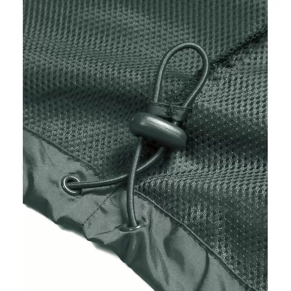 GEEK LIGHTING Men's Waterproof Hooded Rain Jacket, Lightweight Packable Raincoat for Outdoor, Camping, Travel