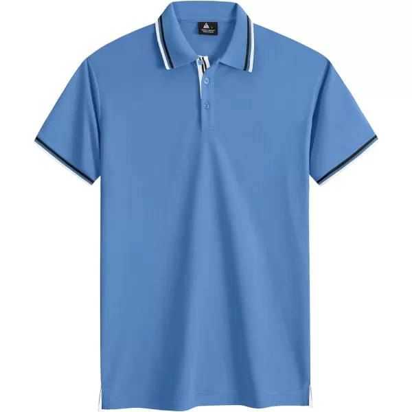 GEEK LIGHTING Polo Shirts for Men Short Sleeve Summer Causal Collared Golf Tennis T-Shirt