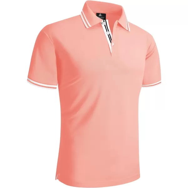 GEEK LIGHTING Polo Shirts for Men Short Sleeve Summer Causal Collared Golf Tennis T-Shirt