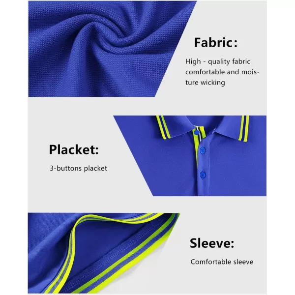 GEEK LIGHTING Polo Shirts for Men Short Sleeve Summer Causal Collared Golf Tennis T-Shirt