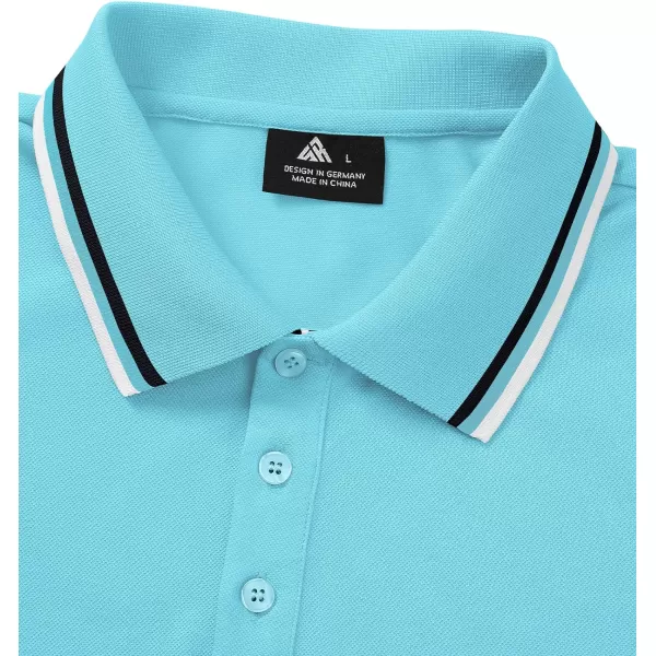 GEEK LIGHTING Polo Shirts for Men Short Sleeve Summer Causal Collared Golf Tennis T-Shirt