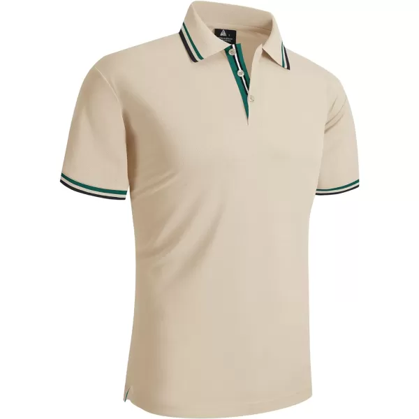GEEK LIGHTING Polo Shirts for Men Short Sleeve Summer Causal Collared Golf Tennis T-Shirt