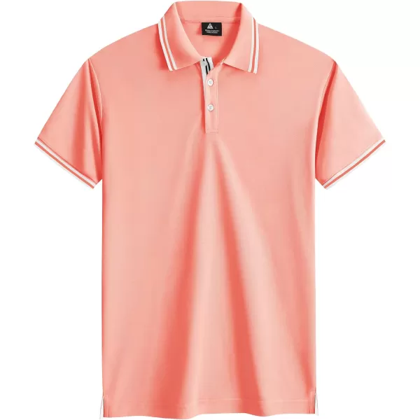 GEEK LIGHTING Polo Shirts for Men Short Sleeve Summer Causal Collared Golf Tennis T-Shirt