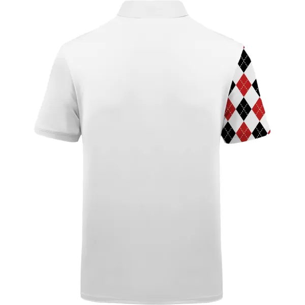 GEEK LIGHTING Polo Shirts for Men Short Sleeve Summer Causal Collared Golf Tennis T-Shirt