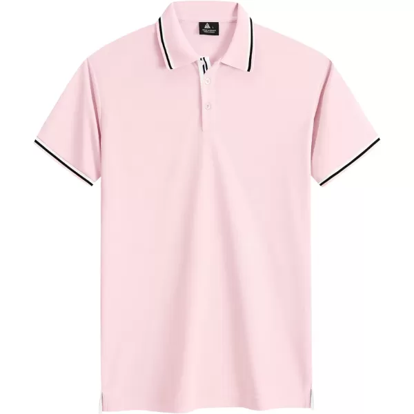 GEEK LIGHTING Polo Shirts for Men Short Sleeve Summer Causal Collared Golf Tennis T-Shirt