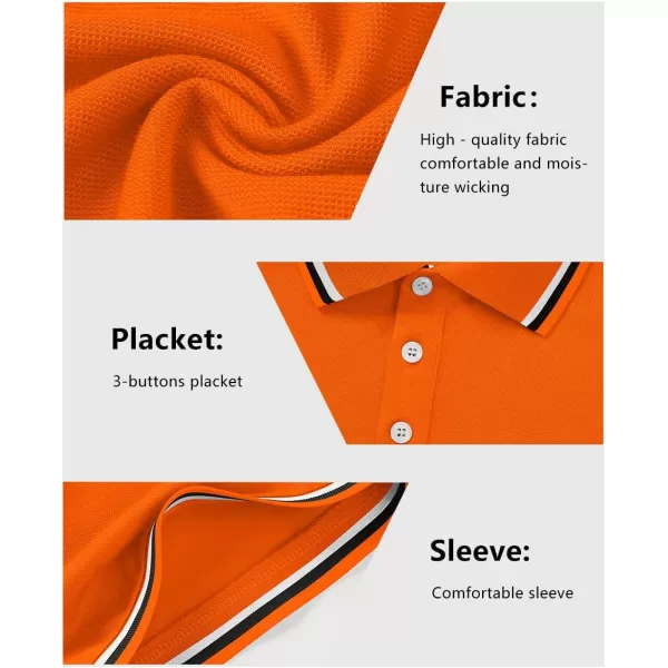GEEK LIGHTING Polo Shirts for Men Short Sleeve Summer Causal Collared Golf Tennis T-Shirt