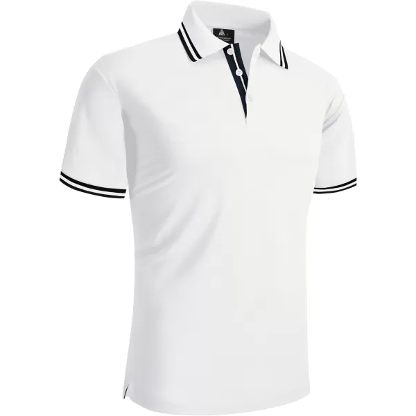 GEEK LIGHTING Polo Shirts for Men Short Sleeve Summer Causal Collared Golf Tennis T-Shirt