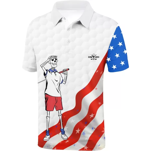 GEEK LIGHTING Polo Shirts for Men Short Sleeve Summer Causal Collared Golf Tennis T-Shirt