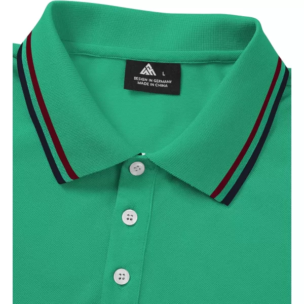 GEEK LIGHTING Polo Shirts for Men Short Sleeve Summer Causal Collared Golf Tennis T-Shirt