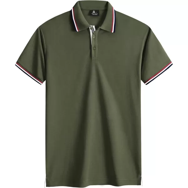 GEEK LIGHTING Polo Shirts for Men Short Sleeve Summer Causal Collared Golf Tennis T-Shirt