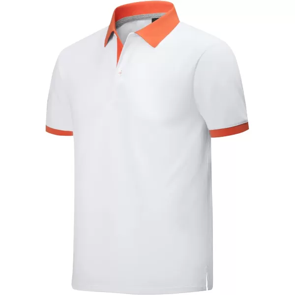 GEEK LIGHTING Polo Shirts for Men Short Sleeve Summer Causal Collared Golf Tennis T-Shirt
