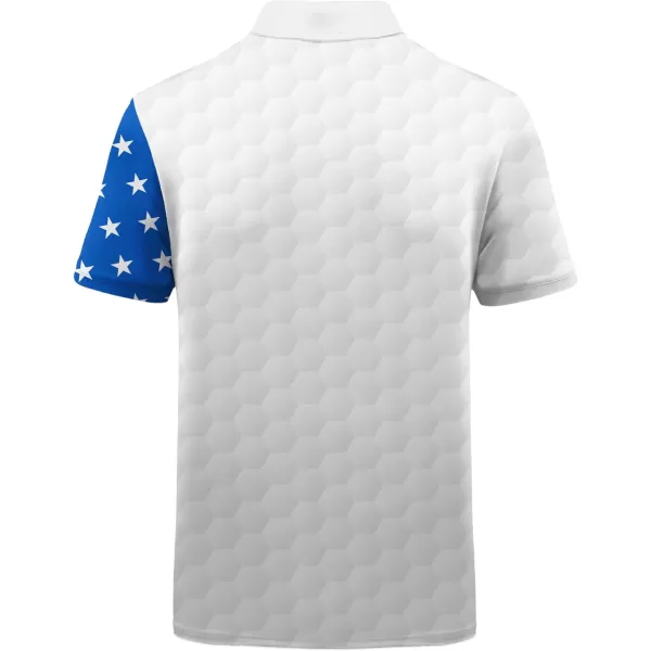 GEEK LIGHTING Polo Shirts for Men Short Sleeve Summer Causal Collared Golf Tennis T-Shirt