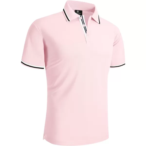 GEEK LIGHTING Polo Shirts for Men Short Sleeve Summer Causal Collared Golf Tennis T-Shirt