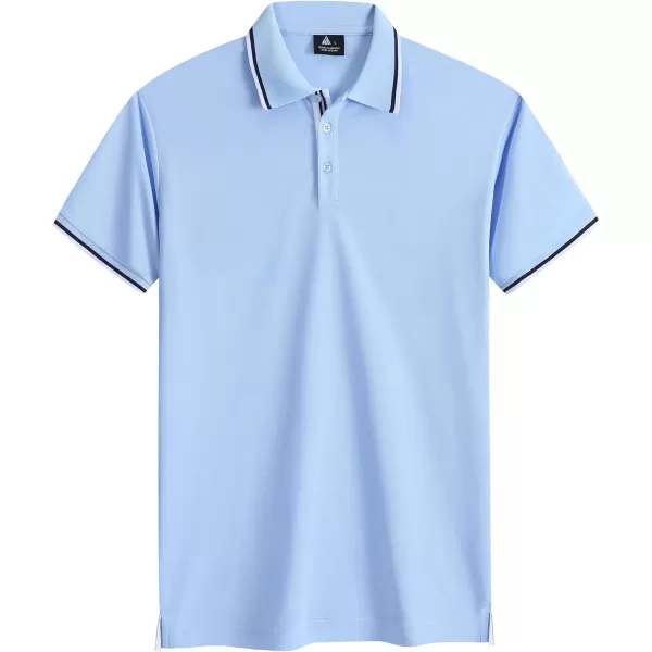 GEEK LIGHTING Polo Shirts for Men Short Sleeve Summer Causal Collared Golf Tennis T-Shirt