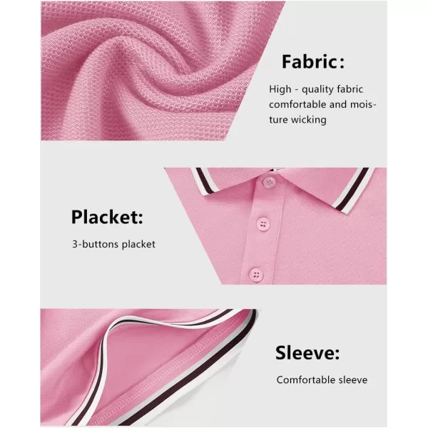 GEEK LIGHTING Polo Shirts for Men Short Sleeve Summer Causal Collared Golf Tennis T-Shirt