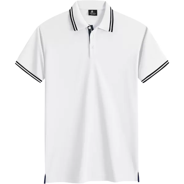 GEEK LIGHTING Polo Shirts for Men Short Sleeve Summer Causal Collared Golf Tennis T-Shirt
