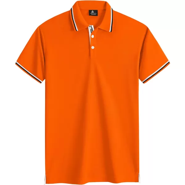 GEEK LIGHTING Polo Shirts for Men Short Sleeve Summer Causal Collared Golf Tennis T-Shirt