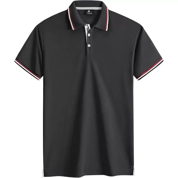 GEEK LIGHTING Polo Shirts for Men Short Sleeve Summer Causal Collared Golf Tennis T-Shirt