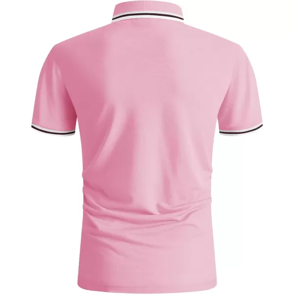 GEEK LIGHTING Polo Shirts for Men Short Sleeve Summer Causal Collared Golf Tennis T-Shirt