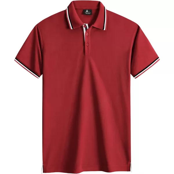 GEEK LIGHTING Polo Shirts for Men Short Sleeve Summer Causal Collared Golf Tennis T-Shirt
