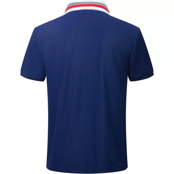 GEEK LIGHTING Polo Shirts for Men Short Sleeve Summer Causal Collared Golf Tennis T-Shirt