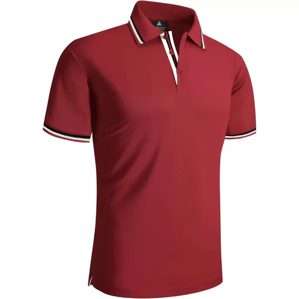 GEEK LIGHTING Polo Shirts for Men Short Sleeve Summer Causal Collared Golf Tennis T-Shirt