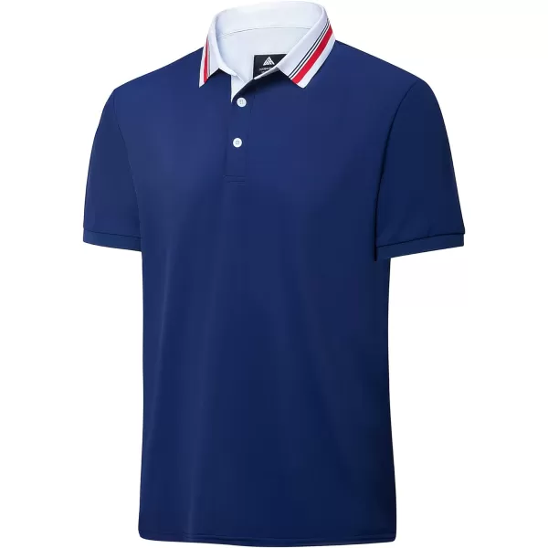 GEEK LIGHTING Polo Shirts for Men Short Sleeve Summer Causal Collared Golf Tennis T-Shirt
