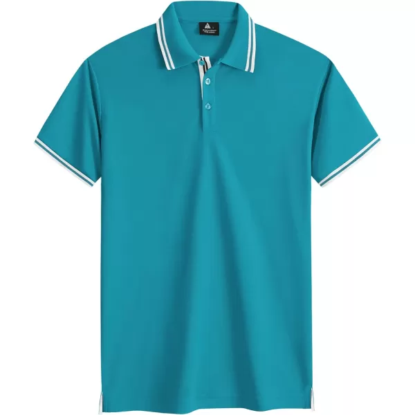 GEEK LIGHTING Polo Shirts for Men Short Sleeve Summer Causal Collared Golf Tennis T-Shirt